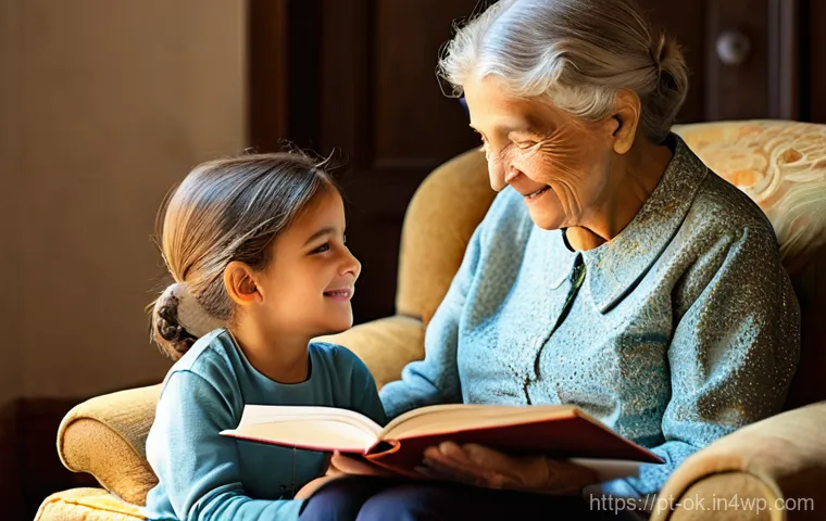아보하를 위한 일기 쓰기 - **A Serene Moment of Reflection and Writing:**
    "A serene, elderly Brazilian grandmother, with ge...